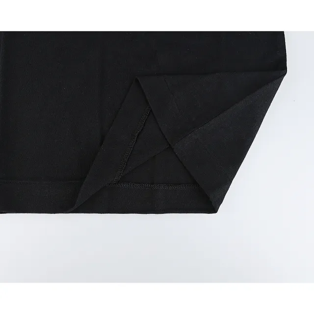 【Comme Des Garcons CDG】Comme Des Garcons Play川久保玲 布標字母LOGO雙色愛心純棉短袖T恤(女款/黑)