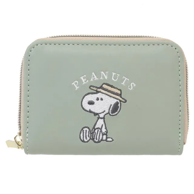 【Kamio】雙11 SNOOPY 史努比 刺繡短夾 迷你皮夾