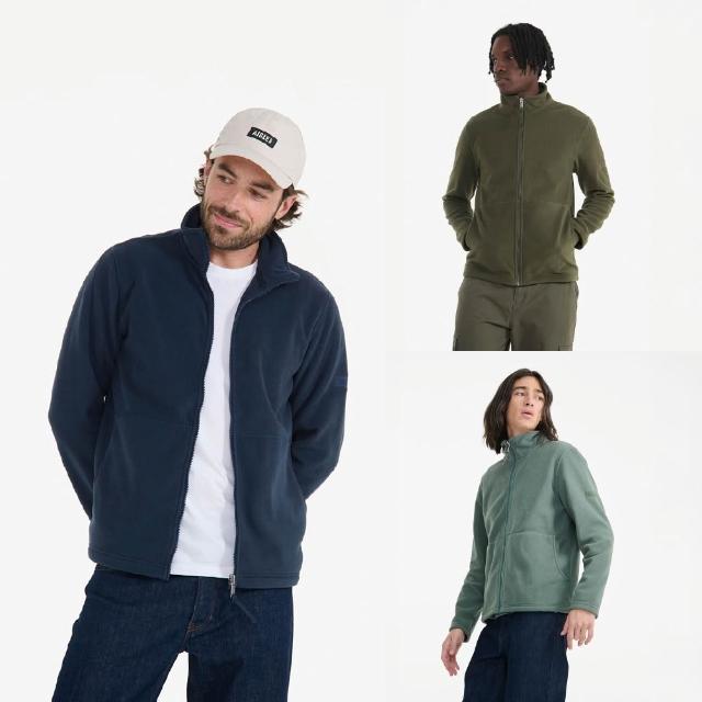 【AIGLE】男 短刷毛保暖外套｜AG-FBB14(男外套 保暖外套 刷毛衣)