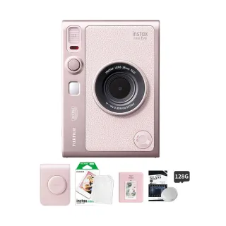 【FUJIFILM 富士】Instax Mini EVO 混合式數位拍立得相機 原廠公司貨(原廠皮套100張底片相冊..豪華組)