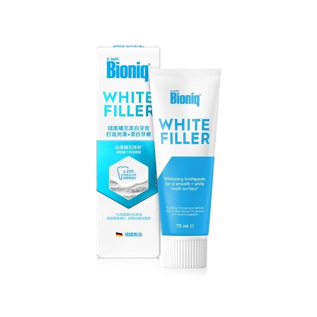 【Bioniq 貝歐尼官方直營】琺瑯補充美白牙膏75ml