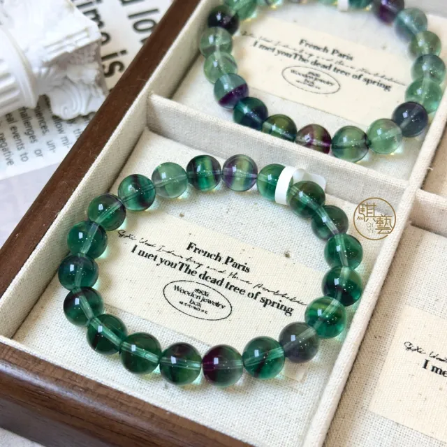 【騏藝逸品】彩螢石10mm(綠色)