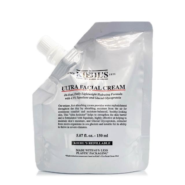 【Kiehl’s 契爾氏】冰河醣蛋白舒敏修護保濕霜150ml-補充包(專櫃公司貨)