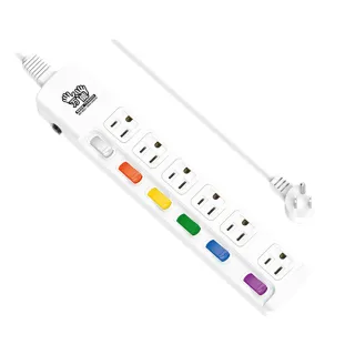 【雙手萬能】6開6插3P過載防護延長線2.7米
