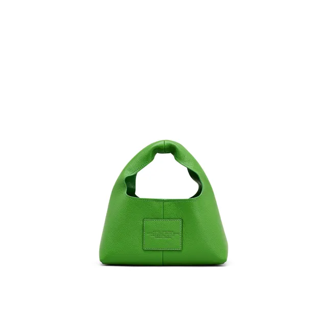 【MARC JACOBS】官方直送 MJ THE SACK 奇異果綠迷你皮革手袋