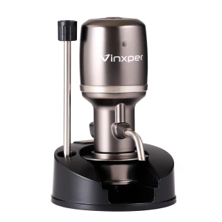 【Vinxper】可調式電子醒酒器-專家版(鐵灰色/香檳銀兩色任選)