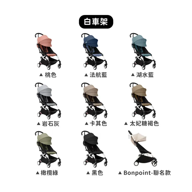 【STOKKE 官方授權】YOYO3 6+推車組合-含車架(多款可選)