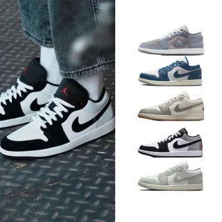 【NIKE 耐吉】運動鞋 休閒鞋 喬丹 低筒 AIR JORDAN 1 LOW 男鞋 藍白黑紅 AJ1 低筒 多款(FN5214-141&)