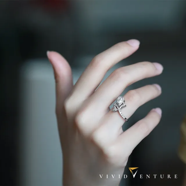 【Vividventure 亞帝芬奇】鉑金 GIA 50分 FSI2 天然鑽石 真鑽 戒指 雜誌主打款