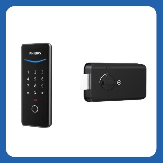 【Philips 飛利浦】DDL503 智慧輔助鎖EasyKey503 輔助鎖(指紋│密碼│APP│含安裝)