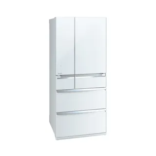 【MITSUBISHI 三菱電機】705L全鏡面美型日製變頻對開六門冰箱(MR-WX71C-W-C1)
