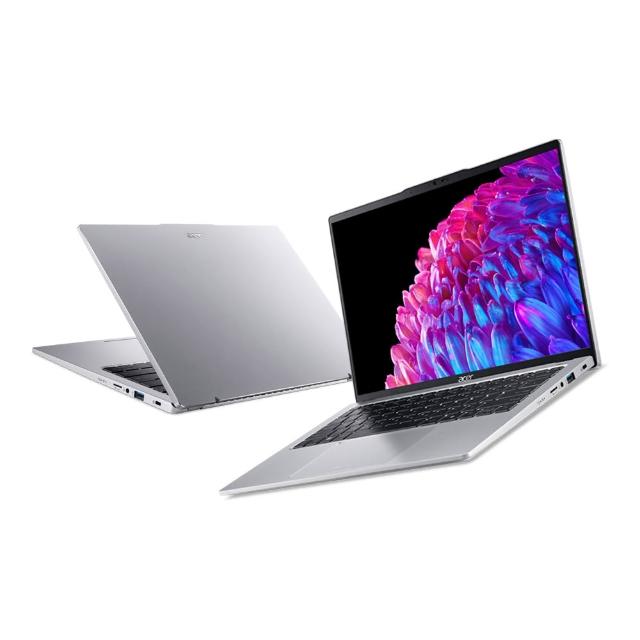 【Acer 宏碁】福利品 14吋Ultra 5輕薄效能AI筆電(Swift Go/EVO/SFG14-73-59JD/Ultra 5-125H/16G/512G/W11)