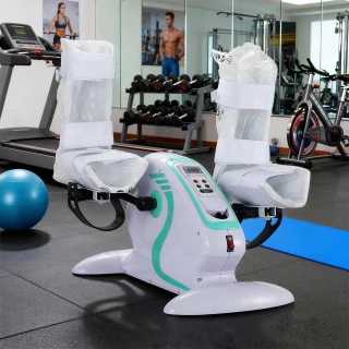 【巧可】老人複健踏步機 電動腳踏機 手腳兩用健身腳踏車(遙控健走機  橢圓機 升級款帶海綿支架)