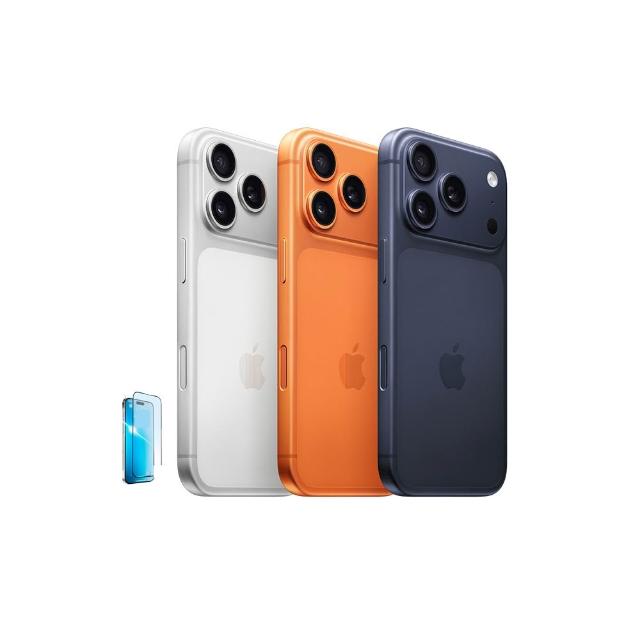 【Apple】iPhone 17 Pro Max(256G/6.9吋)(Simmpo抗藍光保貼+鏡頭保貼組)