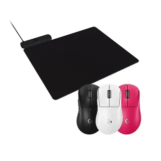 【Logitech G】PRO X SUPERLIGHT 2 DEX無線輕量化電競滑鼠 + PowerPlay2 無線充電鼠