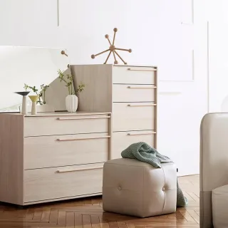 【iloom 怡倫家居】CUSINO 600型5層抽屜櫃(衣櫃 衣櫥 拉門衣櫃 衣物收納櫃 收納櫃)