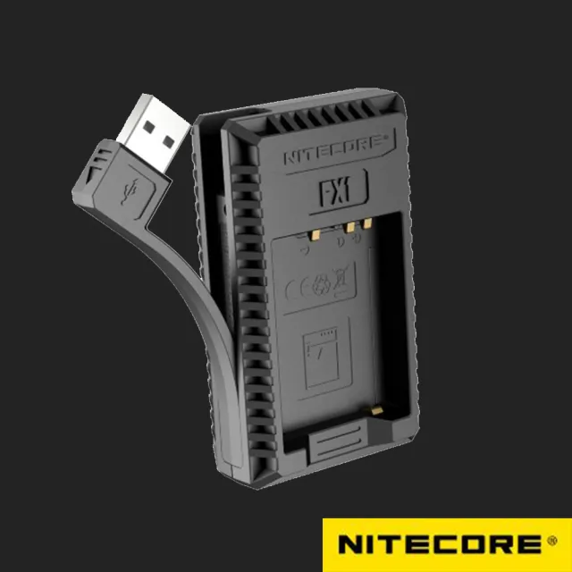 【NITECORE】奈特柯爾 FX1 USB雙槽智能充電器(For FUJIFILM NP-W126/NP-W126S)