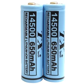 【TX 特林】650mAh14500鋰充電池3.7V-2入(LI14500-2X)