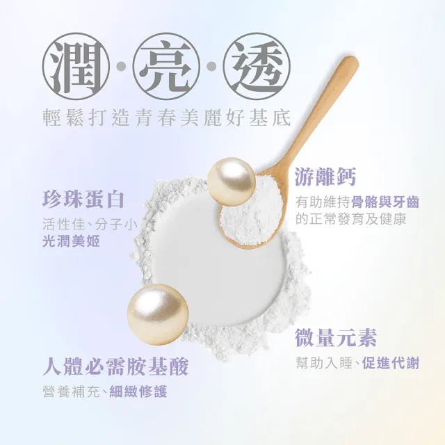 【華陀扶元堂】近微米細目珍珠粉6盒-新品上市(30包/盒-100%天然珍珠/游離鈣)中秋禮盒