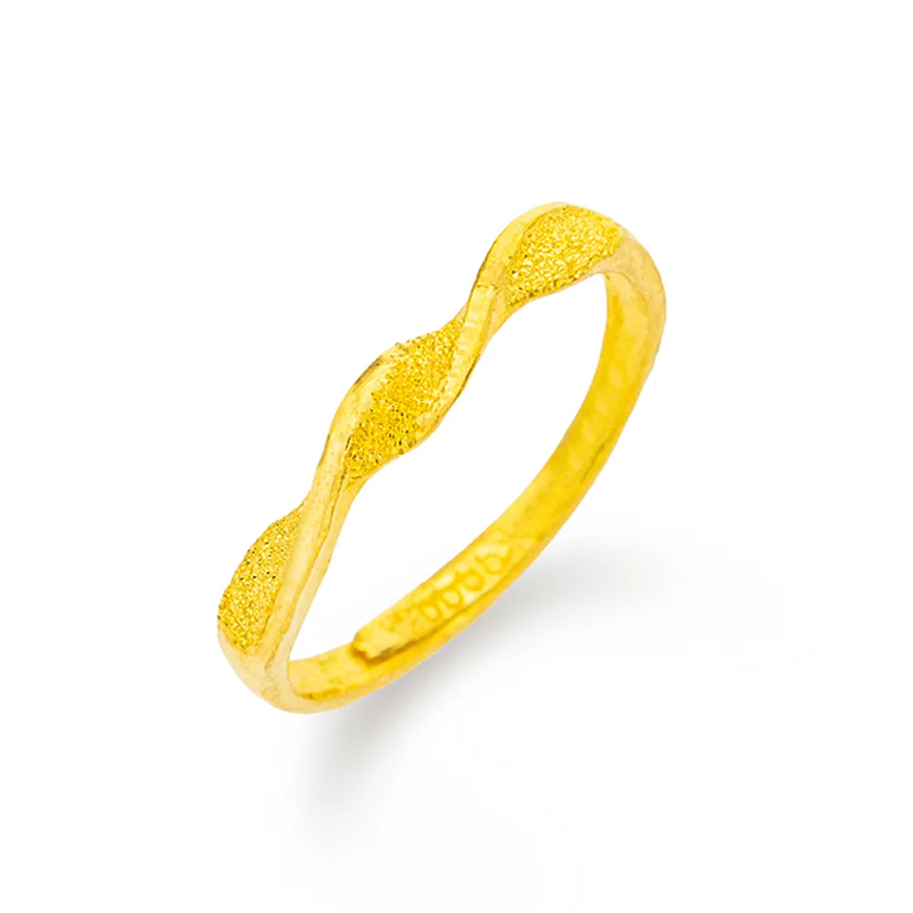 金瑞利】週年慶黃金戒指0.41錢±1厘活動戒圍(晨光浪花) - momo購物網- 好評推薦-2025年10月