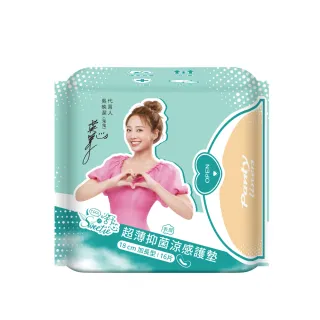 【Sweetie 舒芯】Cool 超薄涼感抑菌加長護墊6包組(18cm/16片符合FDA&ISO認證 鬼鬼 吳映潔代言)