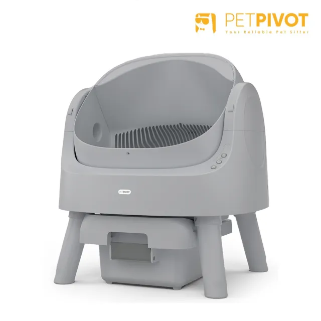 【PetPivot】AS11開放式智能自動貓砂機/智慧貓砂盆(自動貓便盆/開放式貓砂機/台灣原廠保固一年)