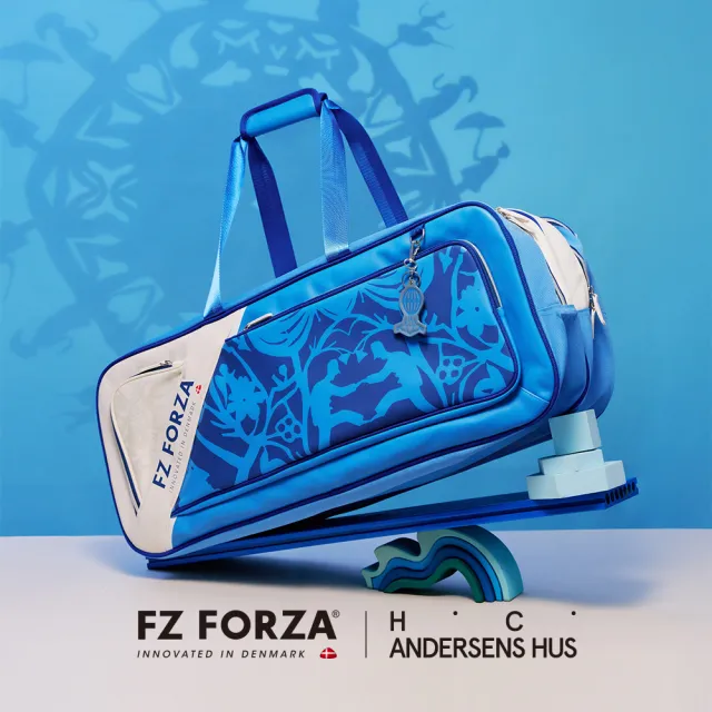【FZ FORZA】安徒生博物館聯名矩形包(FZ_Tour Line Square HCA FL 波斯藍/象牙白)