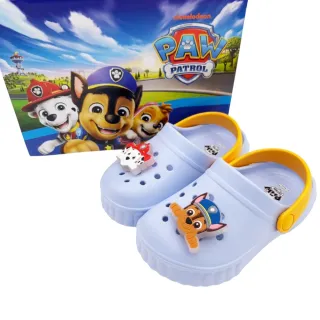 【paw patrol 汪汪隊立大功】台灣製汪汪隊阿奇毛毛電燈涼鞋(童鞋 電燈鞋 洞洞鞋 拖鞋)