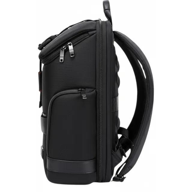 【ZENDAR】直播限定 限量3折 頂級高彈性防潑水商務休閒電腦後背包 米洛系列 全新專櫃展示品(黑色 男包)