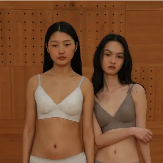 【24HRS】4件組 - 獨霸款無感花紗內衣兩色任選(無鋼圈內衣 女內衣 女內著 無感失憶 背扣式)