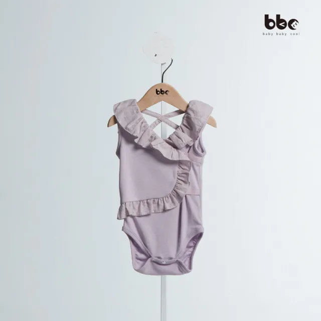 【baby baby cool】天使露背荷葉包屁衣 嬰幼童裝(有機棉童裝 bbc童裝 嬰幼童裝 童裝)