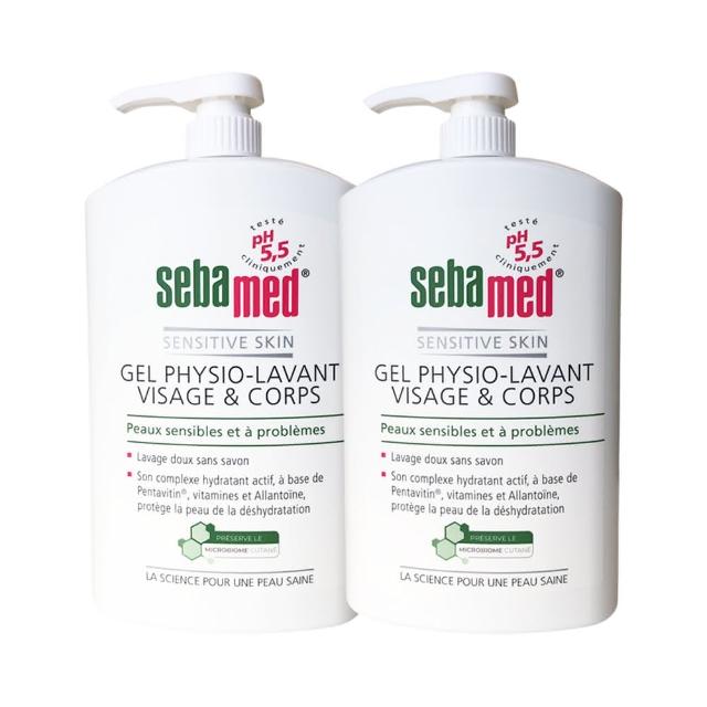 【SEBAMED 施巴】潔膚露1000ml共2入(大容量 平行輸入)