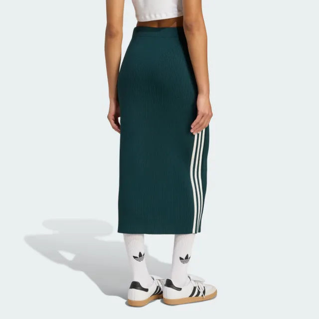 【adidas 愛迪達】ADICOLOR 針織長裙 女 - Originals JW2662