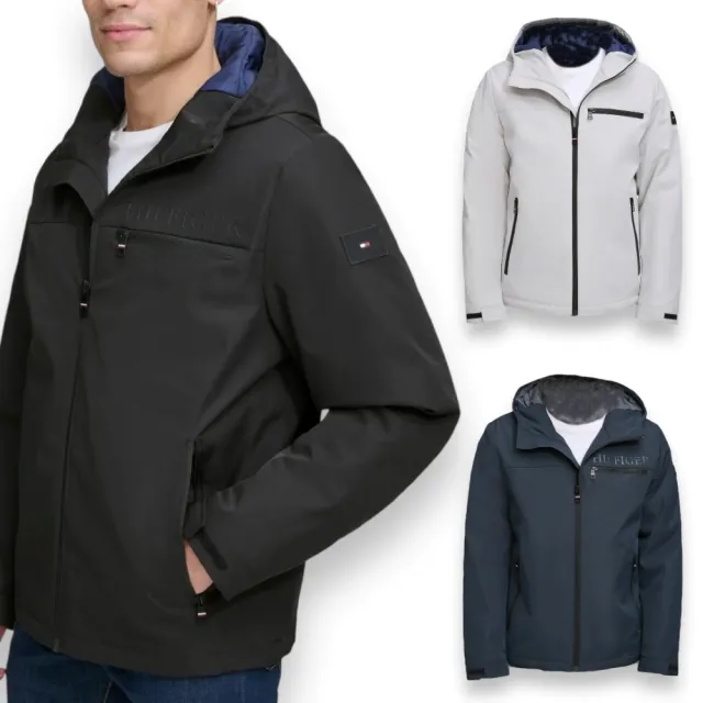 【TOMMY HILFIGER】經典男女款 防風/防潑水/衝鋒風衣外套/秋冬外套/厚款外套(多色任選)