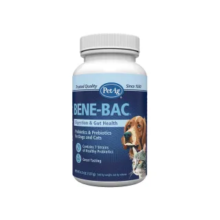 【PetAg 貝克】☆即期安心選☆益菌多多粉 127g - 榮獲7大最佳益生菌(貓咪益生菌/狗狗益生菌/添加後生元)