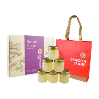 【Dragon Brand 龍標燕窩】金絲 官燕 濃縮 冰糖 燕窩 禮盒（28g x6瓶裝/盒）(春節 禮盒 送禮 首選)