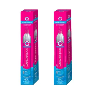 【Sodastream】CO2全新快扣鋼瓶425g-2入組(僅適用快扣機種)