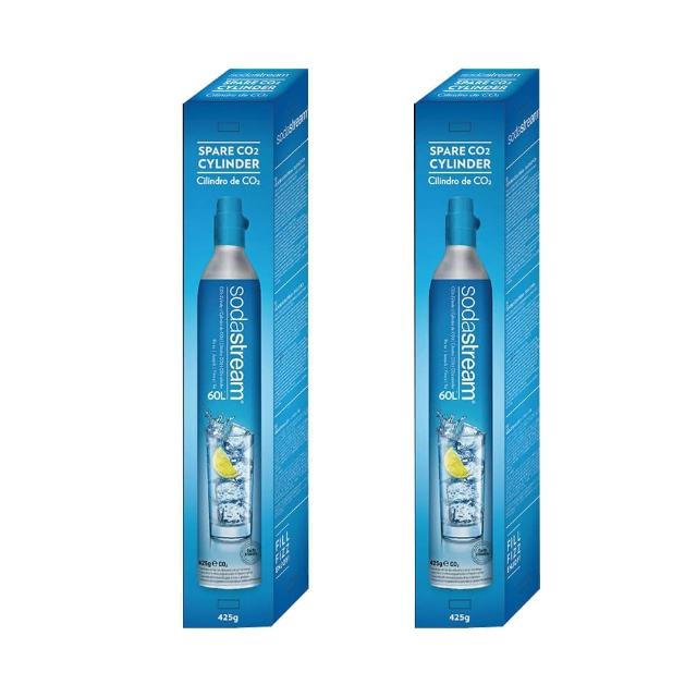 【Sodastream-全新鋼瓶】CO2全新旋轉鋼瓶425g-2入組(僅適用旋轉機種)