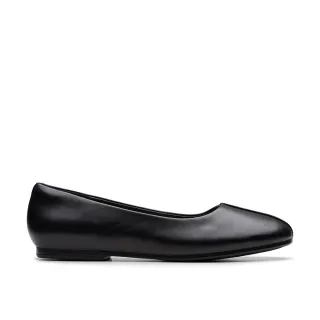 【Clarks】女鞋 Livia Lily 斜圓頭設計娃娃鞋 平底鞋(CLF83054C)