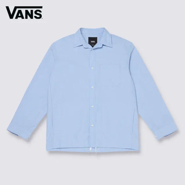 【VANS】官方旗艦 Tokyo Design Collective 藍色長袖牛津襯衫