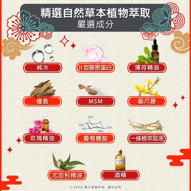 【王金牌】買2送2-金門一條根葡萄糖胺EX強效按摩精油霜100ml(共4瓶)