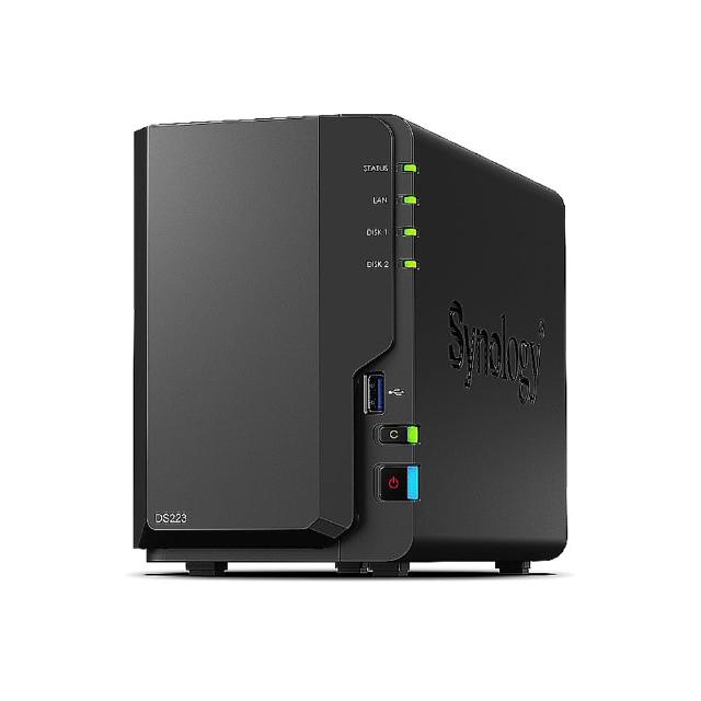 【Synology 群暉科技】UPS組搭6TBx2★DS223 2Bay NAS 網路儲存伺服器