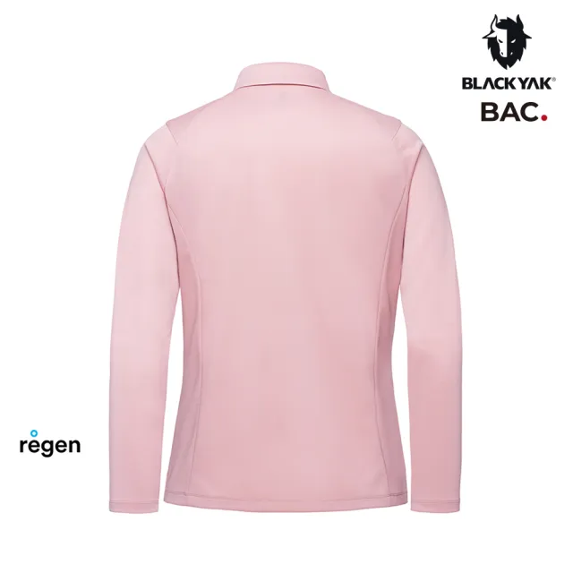 【BLACKYAK】女 BASE長袖POLO衫[兩色可選]BYEB2WC301(秋冬 POLO 休閒上衣 運動 長袖上衣)