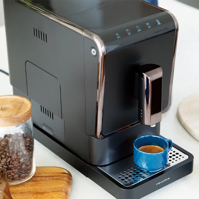 【recolte 麗克特】Espresso 全自動義式咖啡機(REC-1)+Sodastream時尚風自動扣瓶氣泡水機Spirit(白)