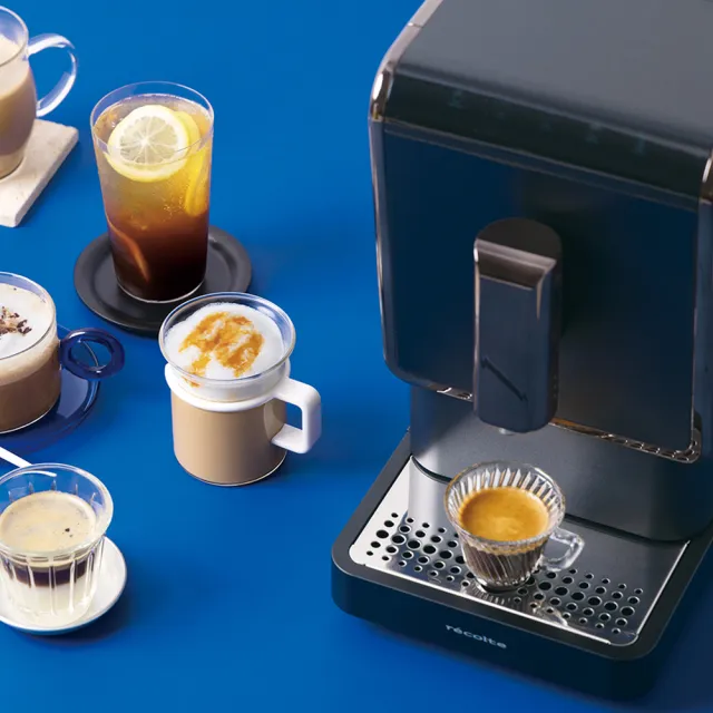 【recolte 麗克特】Espresso 全自動義式咖啡機(REC-1)+Sodastream時尚風自動扣瓶氣泡水機Spirit(白)