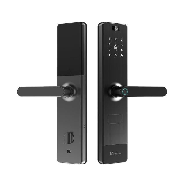 【FAMMIX 菲米斯】SAFER-2 六合一把手式電子鎖/門鎖+蘋果專用輕薄防丟定位卡