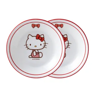 【CorelleBrands 康寧餐具】Hello Kitty 12cm醬油碟兩件組