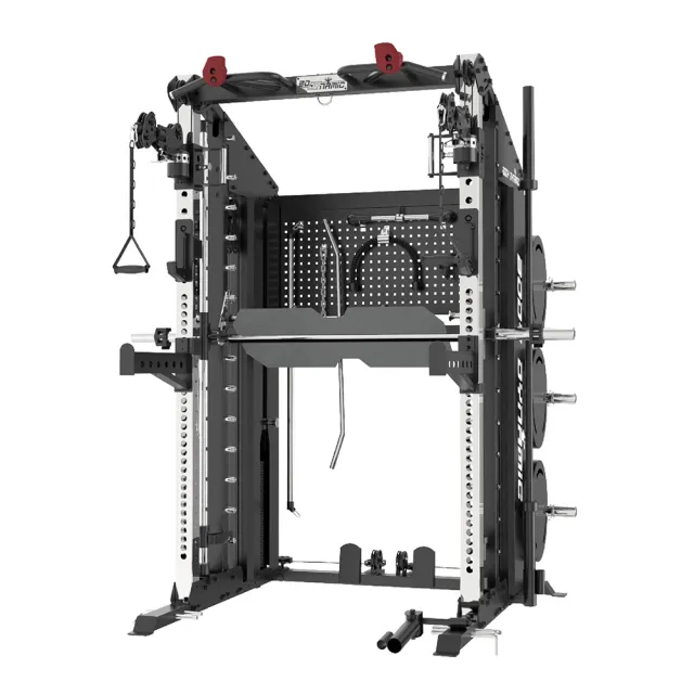 【BODY DYNAMIC 德旺】TO-CMS 商用型多功能史密斯機(多角度訓練 商用等級 地雷管 腿推踏板 坐姿划船)