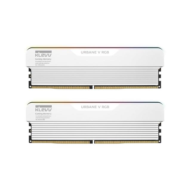 【KLEVV 科賦】URBANE V RGB DDR5 6400 24GBx2 電競超頻桌上型記憶體 (KD5KGUD80-64A320M)
