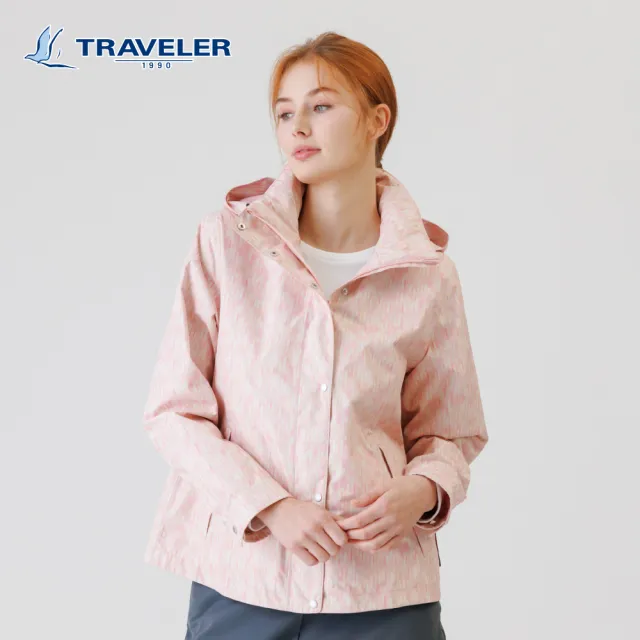 【TRAVELER 旅行者】女款Gore-Tex單件式防水外套｜252TR109(GORE TEX/防水外套/三點銜拉)